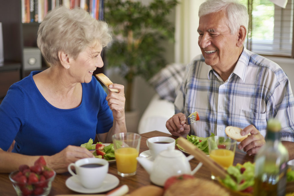 Good companion makes this breakfast more tasty